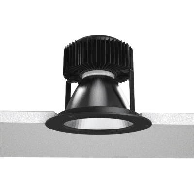 Spotlight HAL LED 90 CW Downlight, LED, 90W, CW 5600K, for optics: 29°, 46°, 91° 